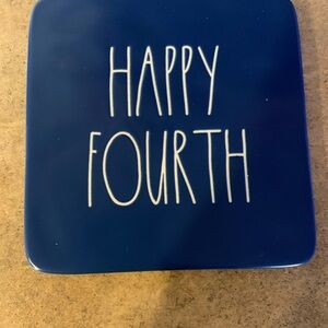 Rae Dunn Happy Fourth Trivet
